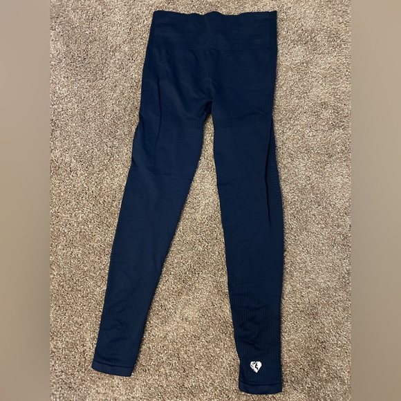 💙 Women’s Best Power Seamless Leggings S Navy Blue 💙 - Picture 4 of 7
